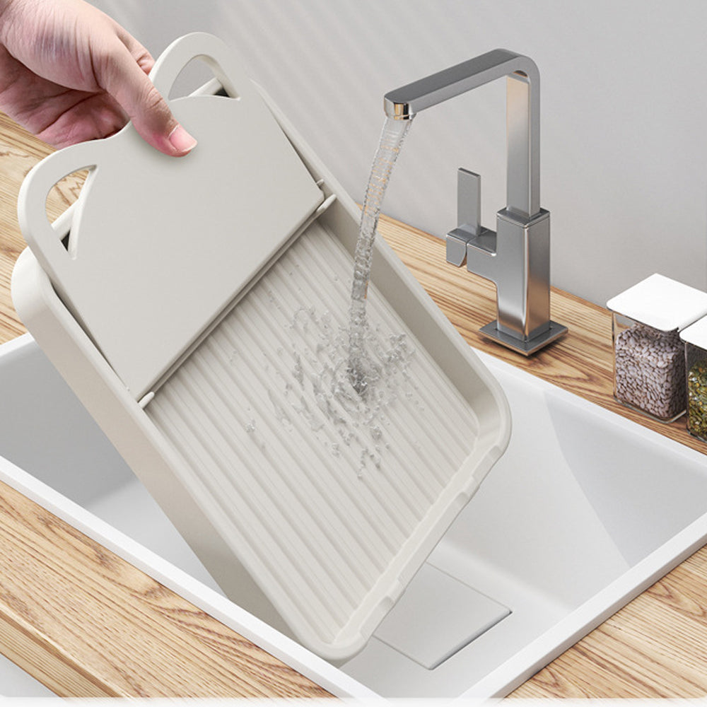 Spoon Rest with Foldable Lid Holder