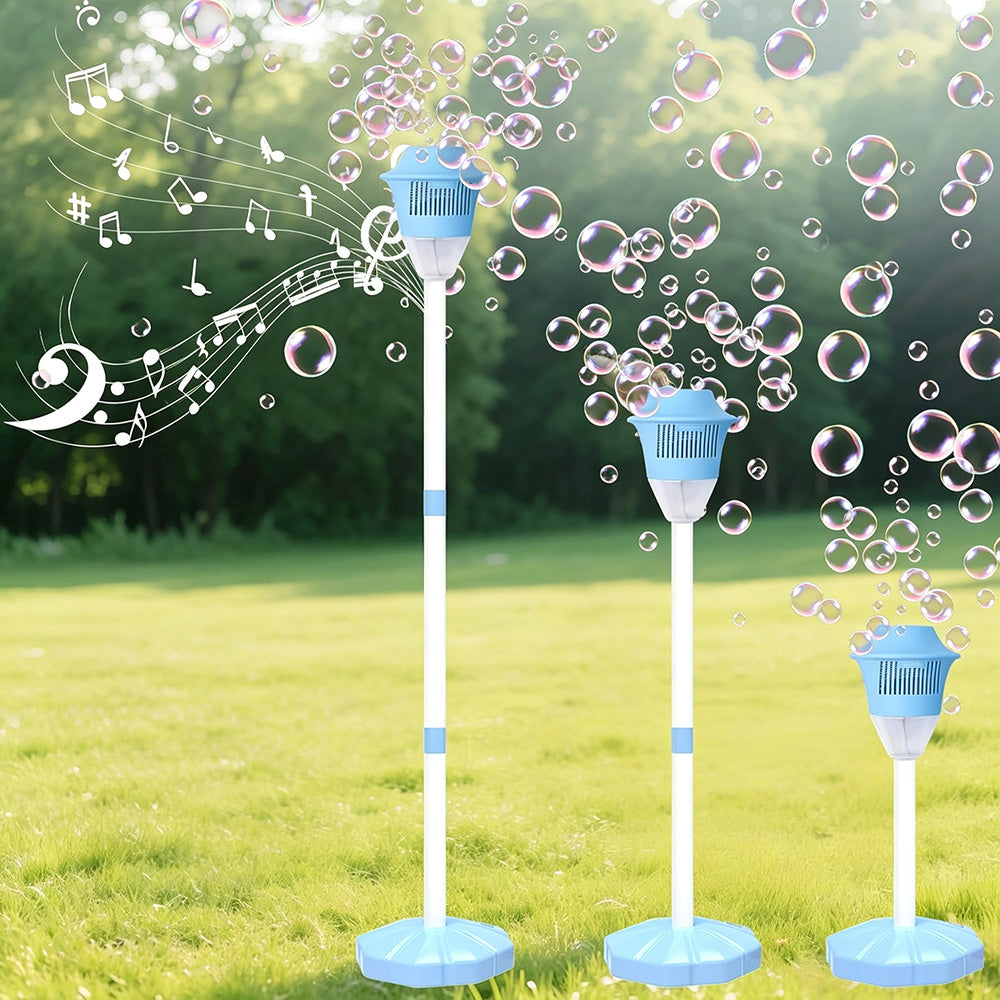 Rechargeable Adjustable Standing LED Bubble Machine for Parties