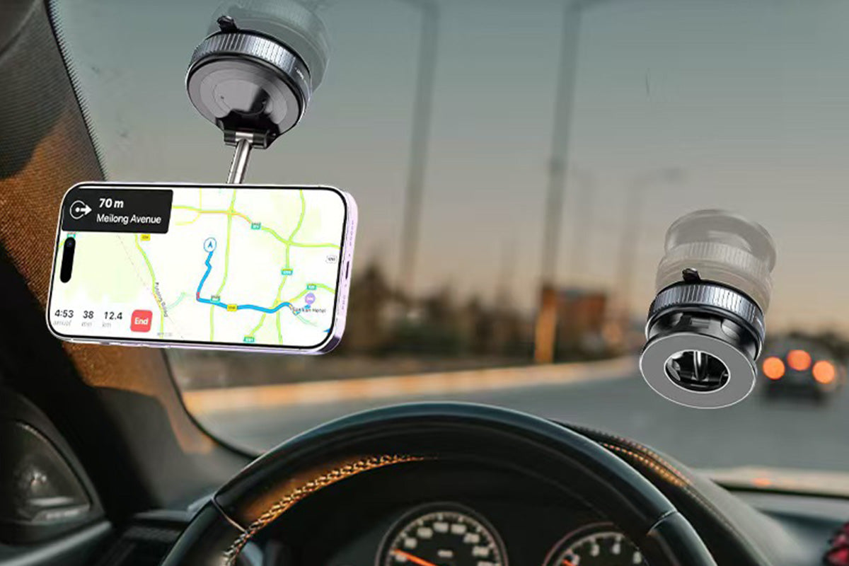 Attractive Car Phone Holder with Vacuum Suction for Dashboard and Windshield