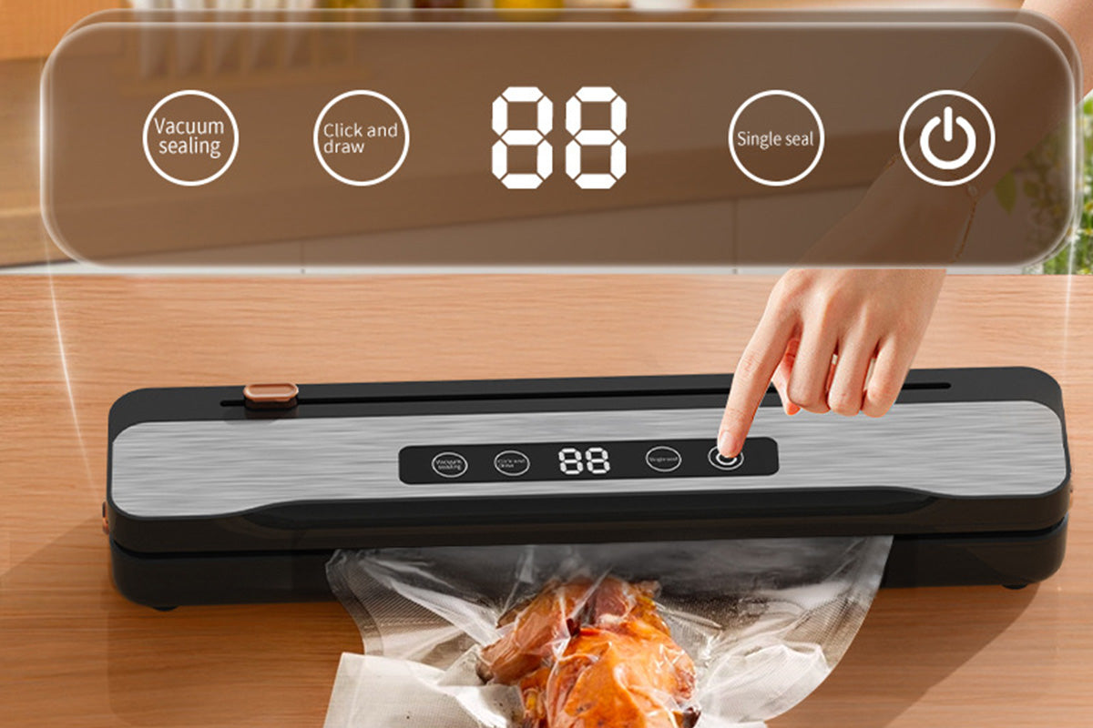 Food Vacuum Sealer Sealing Machine With Cutter Device