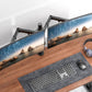 Dual Monitor Arm Mount Desk Stand For 13-27Inch Screen TV Max 9KG