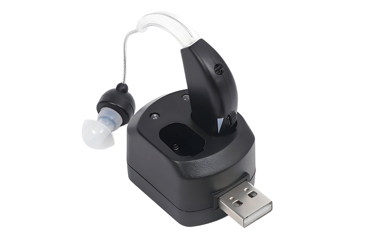 Hearing Aids Rechargeable with Noise Cancelling and Volume Control for Seniors
