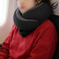 G Shape Memory Foam Travel Neck Pillow Set with Eye Mask Earplugs Bag