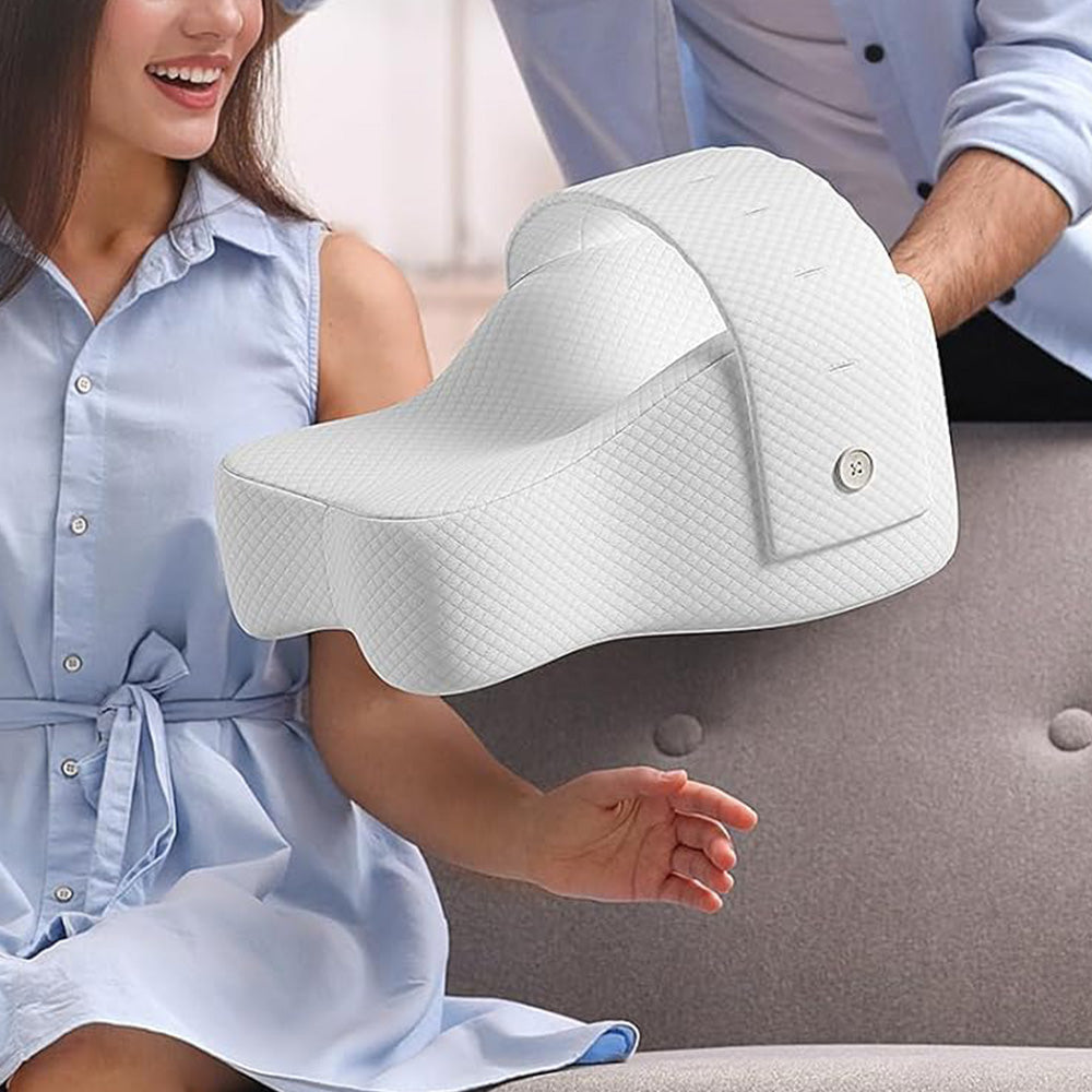 Memory Foam Knee Pillow with Adjustable Strap