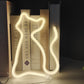 LED Cat Rainbow Neon Sign Lights Bedside Night Light Lamp Bedroom Wall Decoration