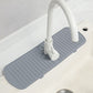 Silicone Sink Mat Quick Dry Sink Splash Guard for Kitchen and Bathroom-Grey