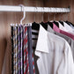 2Pcs 360-Degree Rotatable Hook Hanger Organizers Hanging Neck Tie Racks