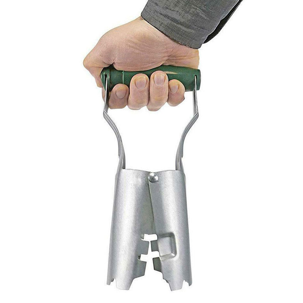 Garden Bulb Planter Tool with Depth Markers for Transplanting and Seedling Removal