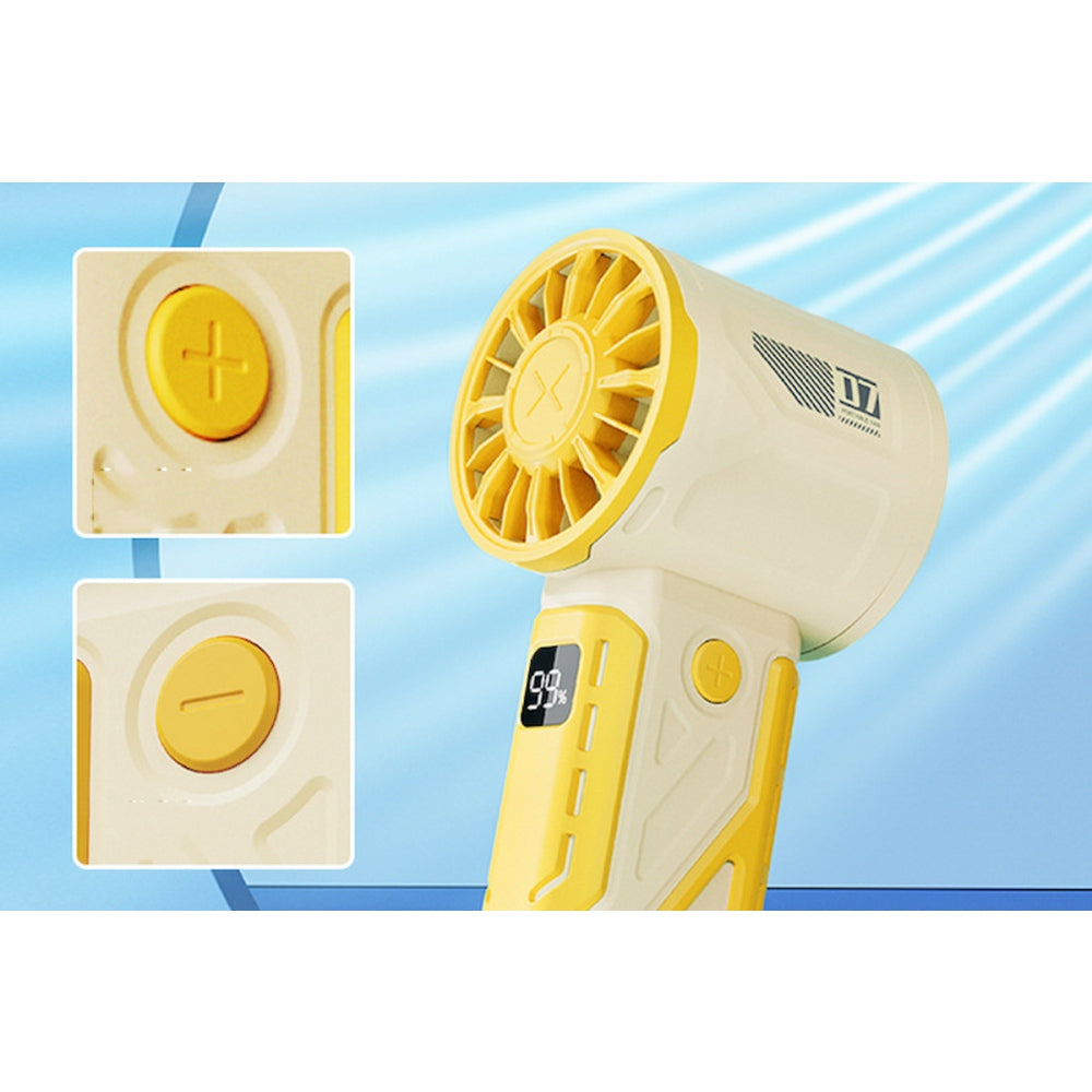 Hot Weather Handheld Fan 100 Gear Stepless Speeds Regulation Fan