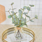 Realistic Artificial Eucalyptus Plant 3-Branch Faux Water Decorative Leaves
