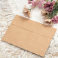 50 Pack Thick Kraft Paper Self Adhesive Envelopes for Cards Photos