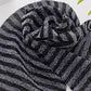 4Pcs Adult Exfoliating Washcloth Ultra-Long Back Scrubber for Shower Bath-Black