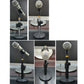 Desk Microphone Stand Adjustable Table Top Mic Holder Mount with Clip