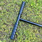 Lawn Aerator Tool Manual Dethatcher with 18 Steel Tines for Garden Yard Turf