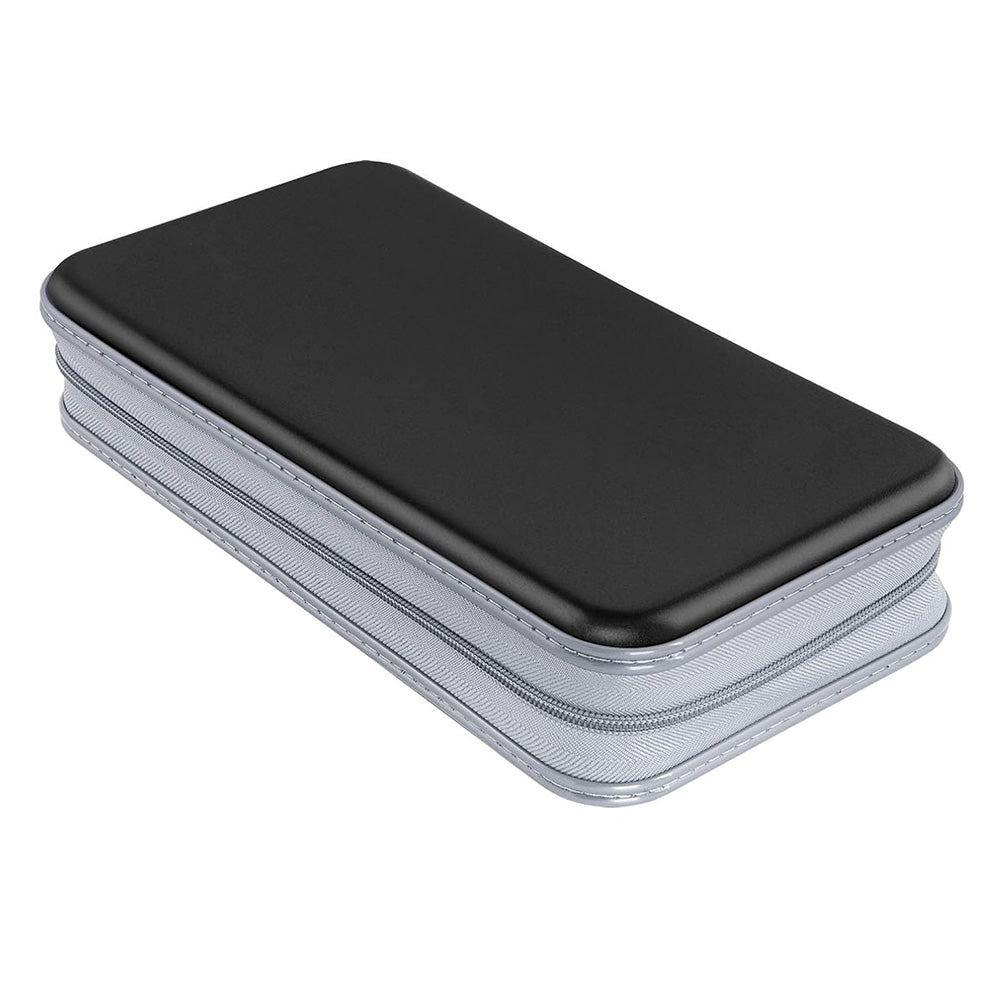 80 Capacity CD DVD Disc Holder Storage Case with Carry Handle