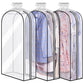 All Clear Garment Bags Hanging Clothes Waterproof for Suit Shirts Coats Dresses
