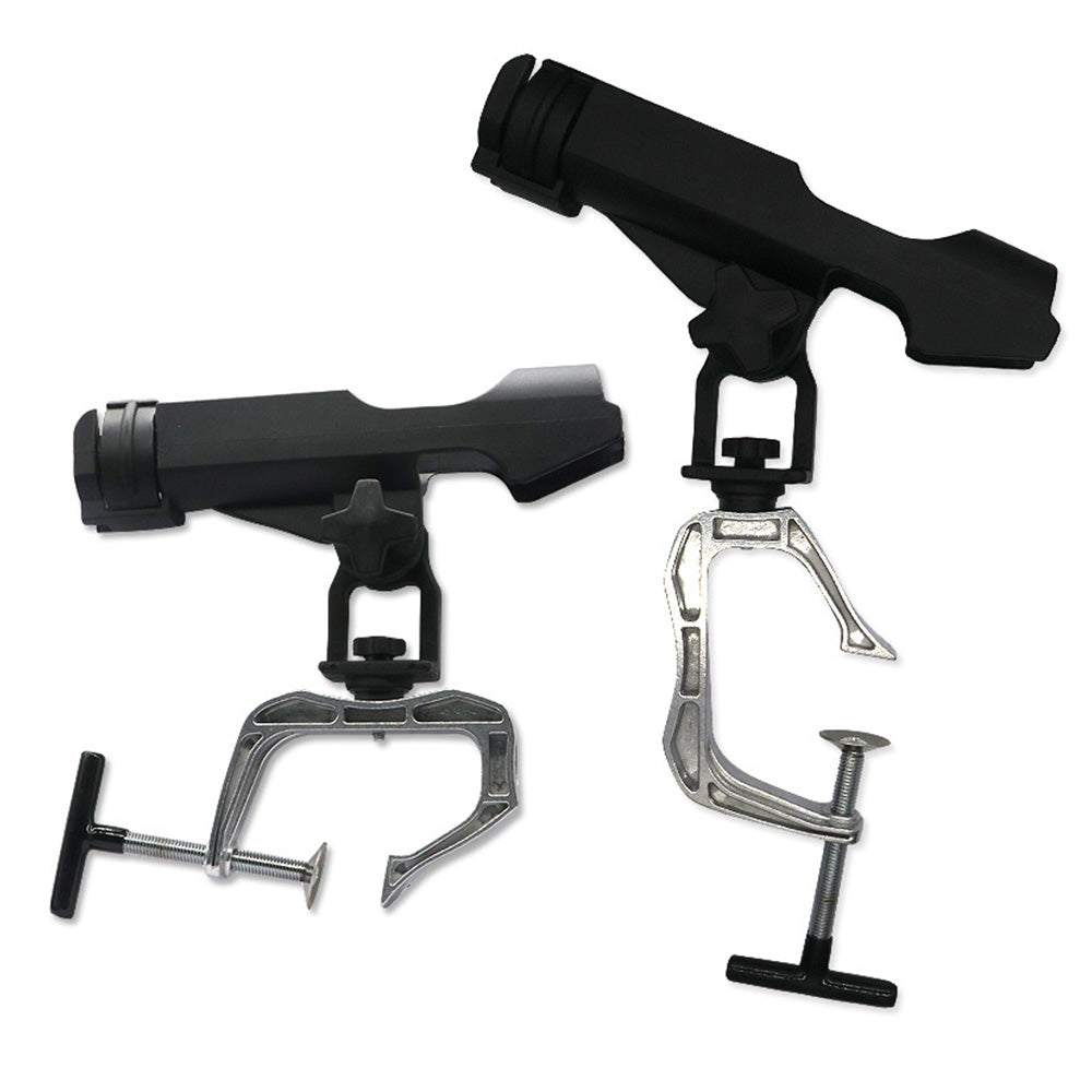 360 Degrees Rotatable Fishing Rod Holders For Boat Side Rails Fishing Accessories