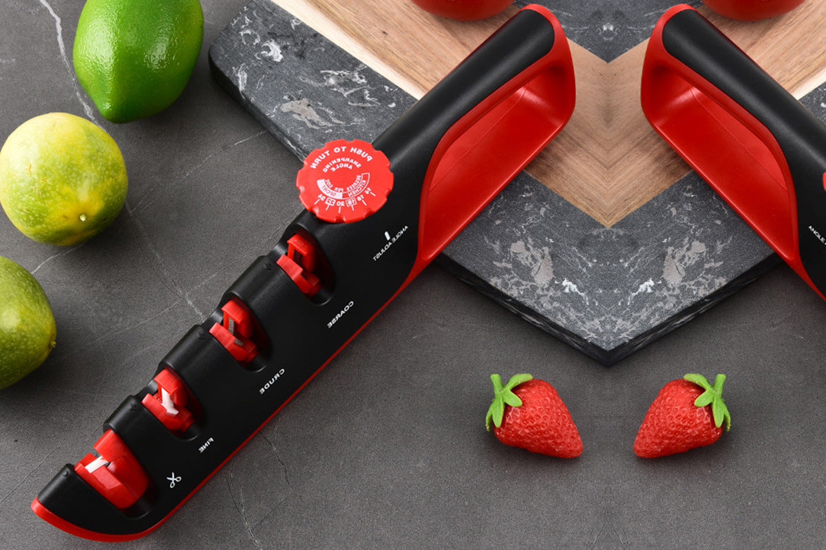 4 In 1 Scissors Sharpener Tool Knife Sharpeners With 6 Adjustable Angle For Kitchen