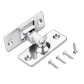 4 Pcs 90-Degree Stainless Steel Corner Door Lock