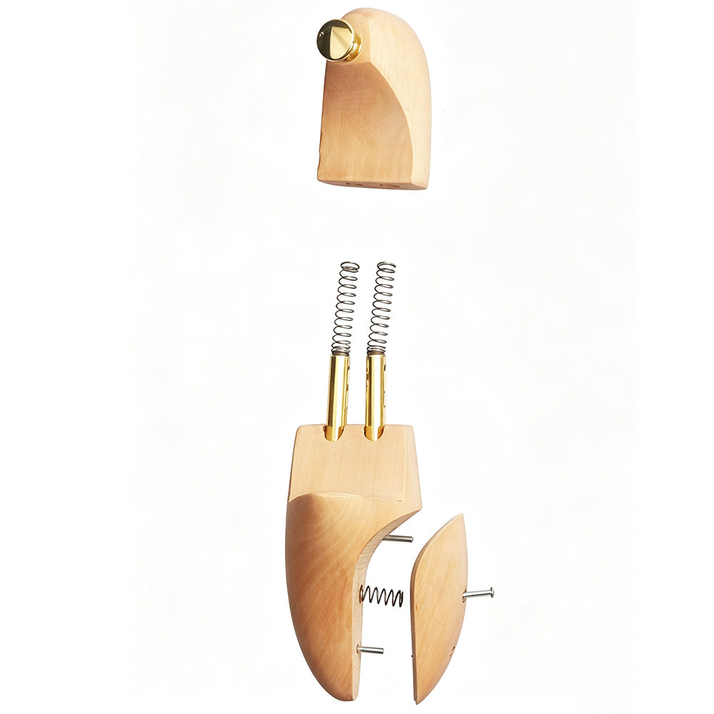 Adjustable Engineered Wood Shoe Tree Stretcher with Crease Resistant Design