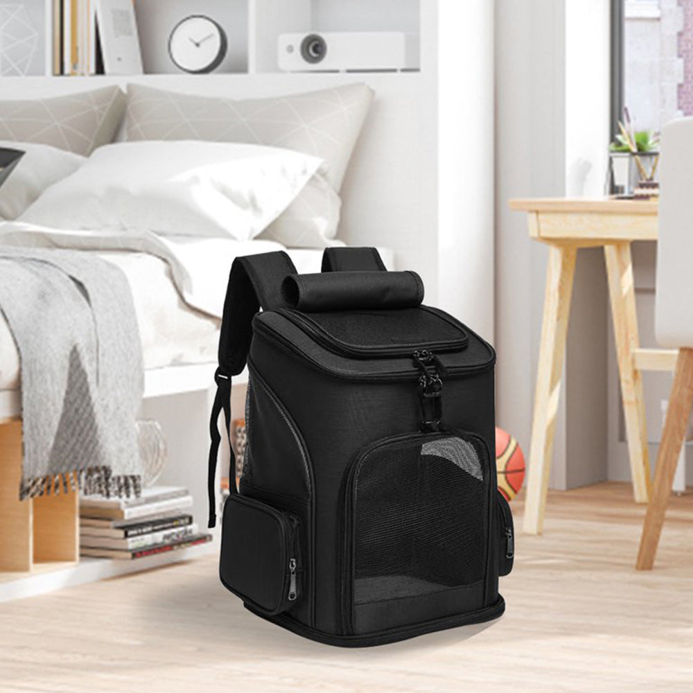 Expandable Large Cat Backpack Carrier for Small Pets