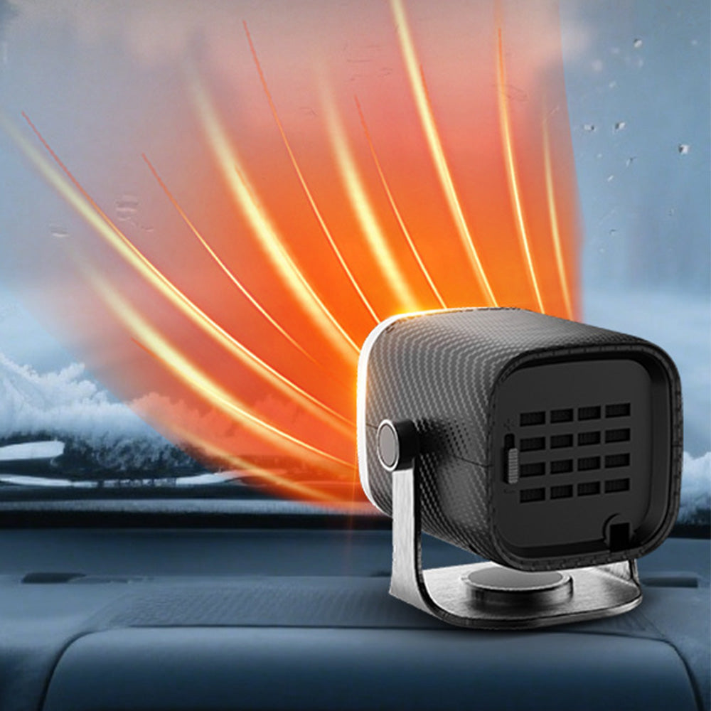 12V 100W / 24V 150W Portable Car Heater Defroster 2-in-1 Cool and Warm Dual Mode Adjustable