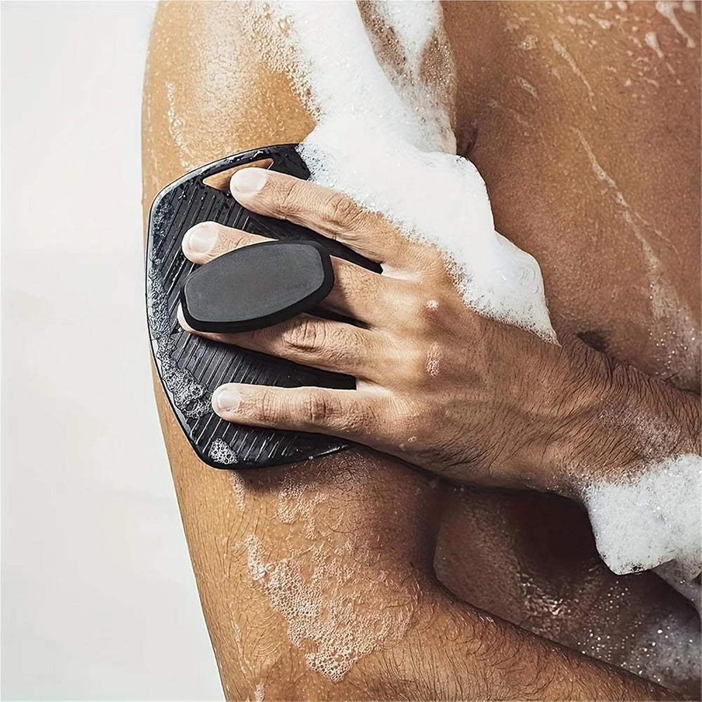 Long Handle Silicone Body Scrubber Shower Brush Set Bath Brush