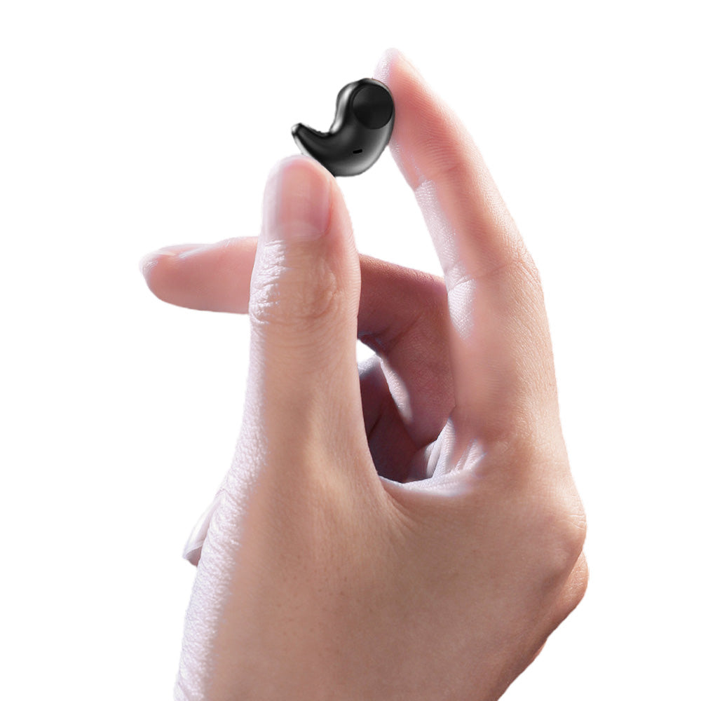 Open-Ear Bluetooth Headphones with Charging Case and Noise-Canceling Microphone
