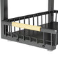 Under Sink Organizer 2 Tier Pull Out Cabinet Storage Slide Out Shelf Metal Sliding Drawer