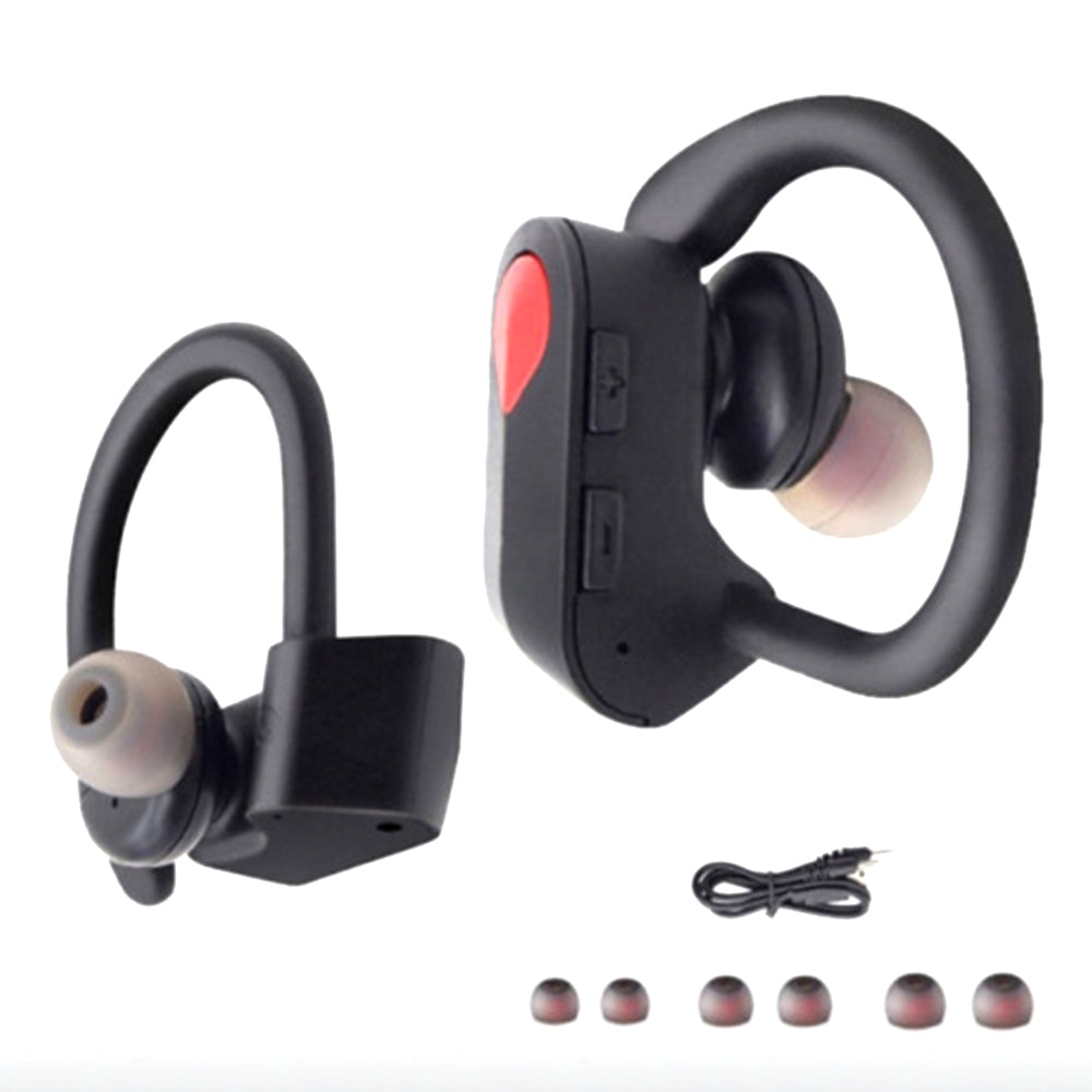 2Pcs Wireless Bluetooth 5.0 Headset Earbuds Stereo Ear Hook