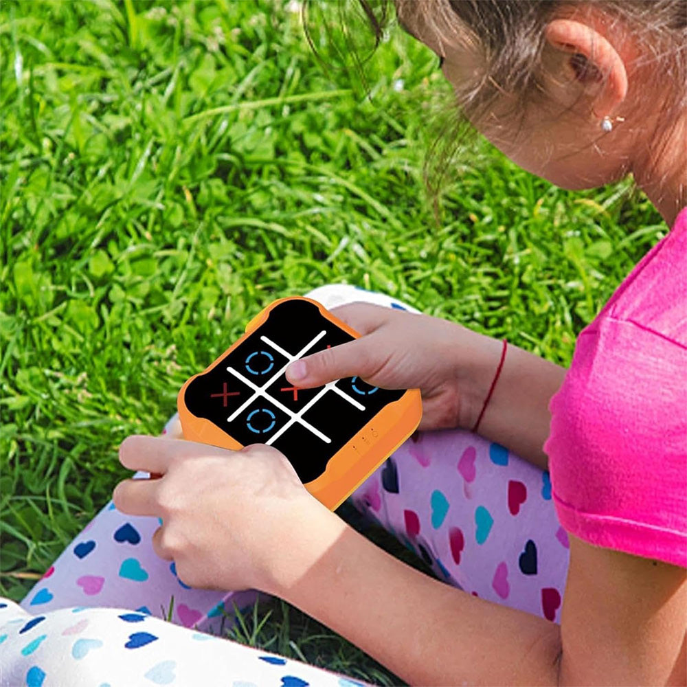 Electronic Tic-Tac Toe Game Handheld Puzzle Game Console