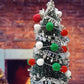 2PCS Christmas Pom Pom Garland Hanging Ball For Christmas Tree Party Decor