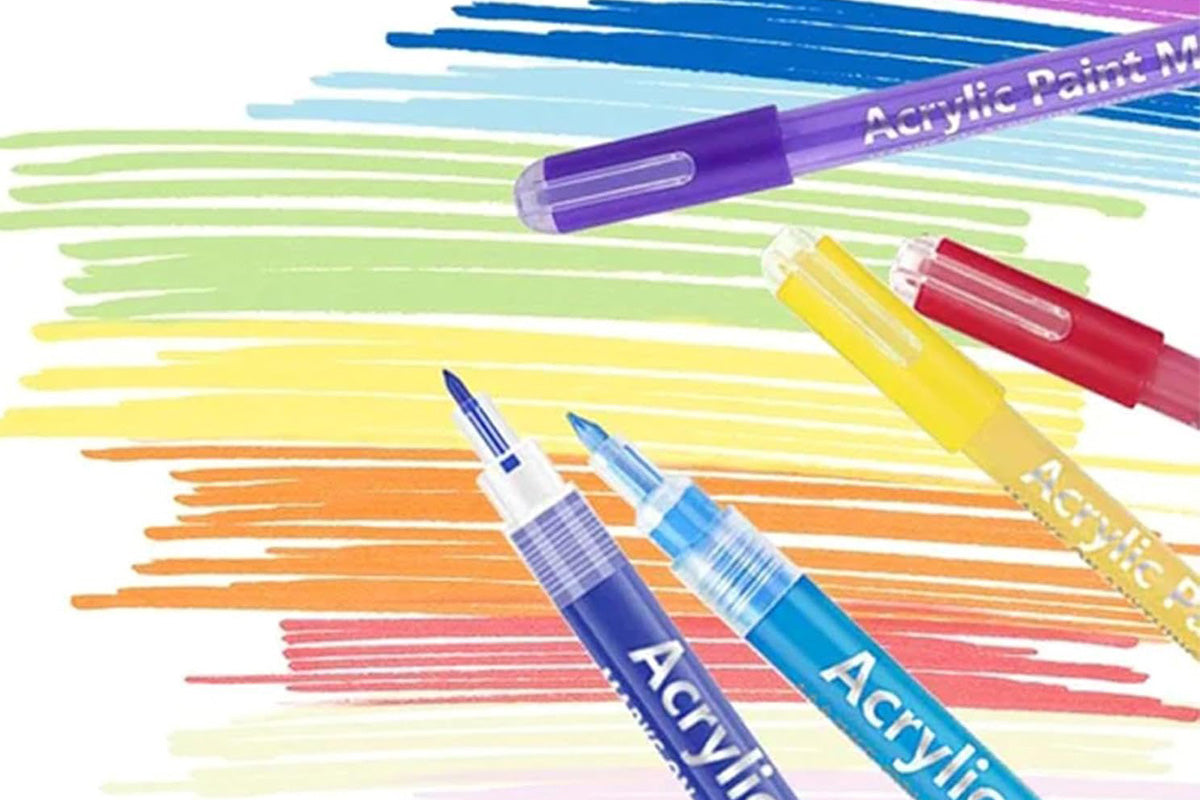 DIY Nail Art Paint Pen Set Quick Drying Acrylic Paint Markers Nail Dotting Drawing Pens for Manicure