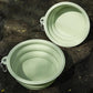 2 Pack Foldable Collapsible Dog Cat Pet Bowl