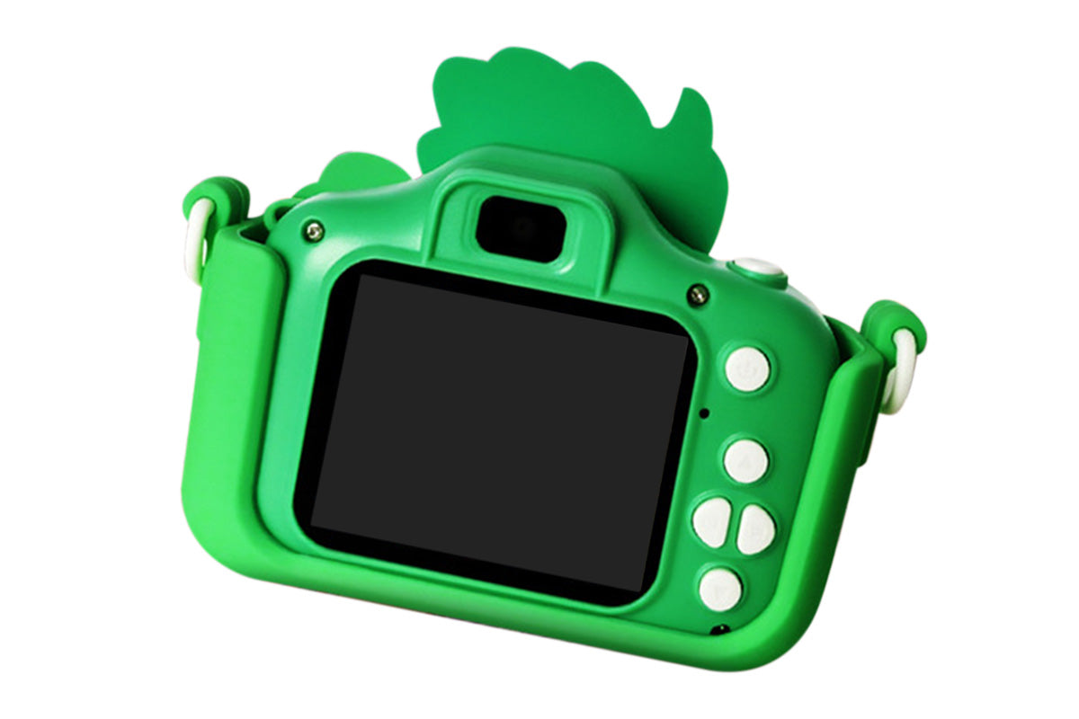 Dinosaur Digital Camera with Dual Lens HD Video and 32GB Memory Card
