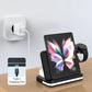 Samsung 3-in-1 Wireless Charging Station Fast Charger Stand for Phone Watch Earbuds