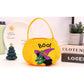 5 PCS Plush Cartoon Pumpkin Bags for Halloween Candy Toys and Gifts