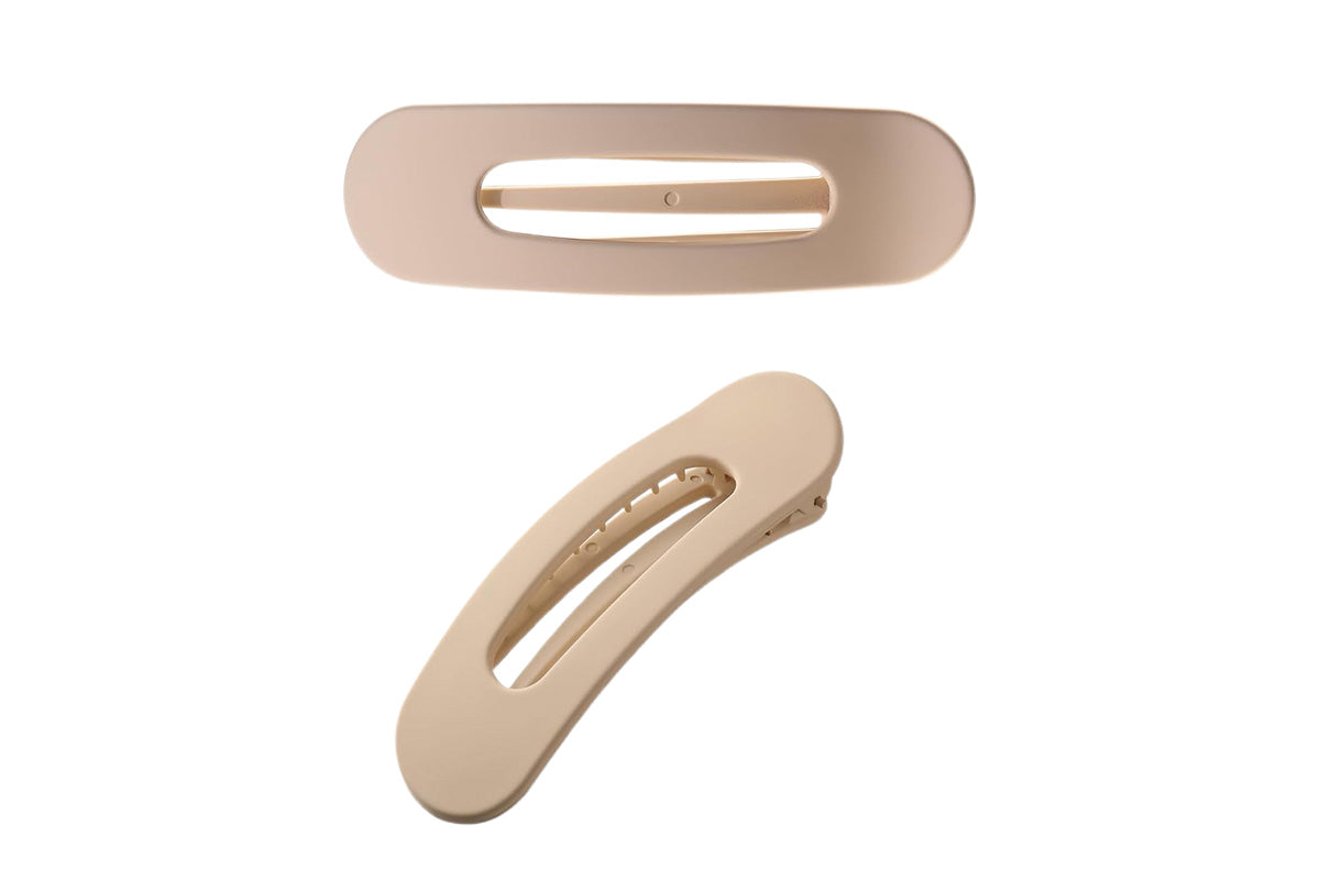 4 PCS Flat Claw Clips for Women Girls Large Lay Flat Hair Clips Strong Hold Non-Slip for Thick Thin Hair