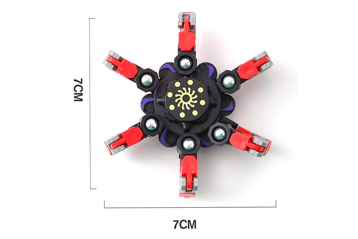 Transformable Mechanical Gyro Fidget Spinner