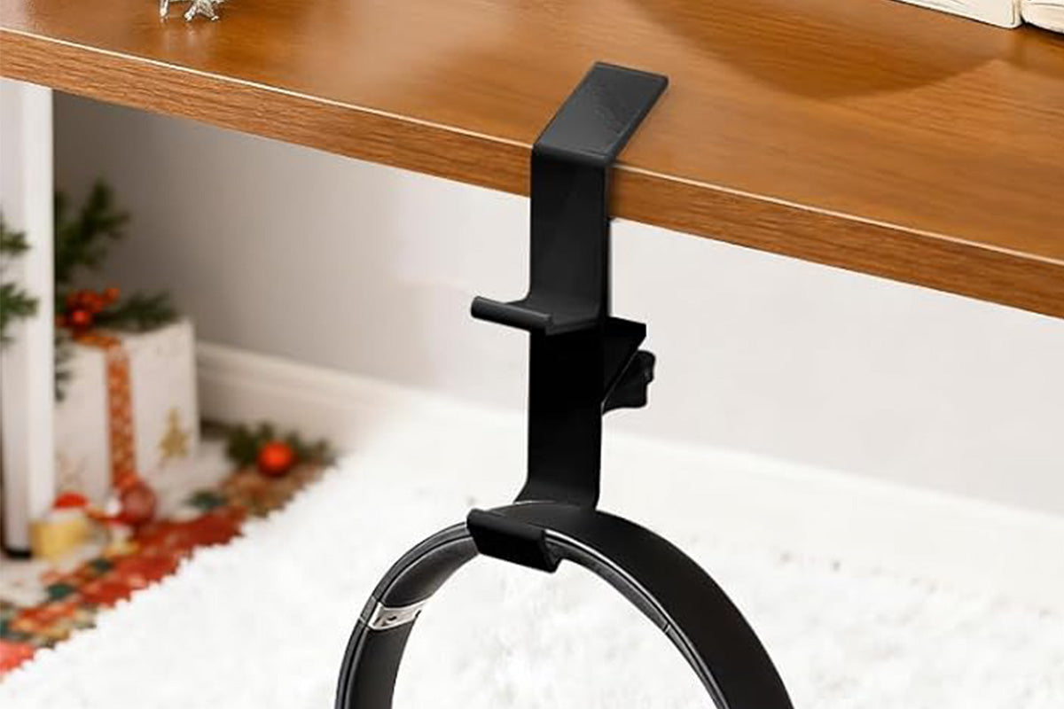 4Pcs Adjustable Desk Hook Aluminum Alloy Table Hanger for Office and Home