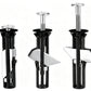 2Pcs M5 Quick-Lock Toilet Fixing Bolts with 18mm and 28mm Gaskets