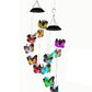 LED Solar Wind Chimes Outdoor Butterfly Hanging Wind Chimes Lamp