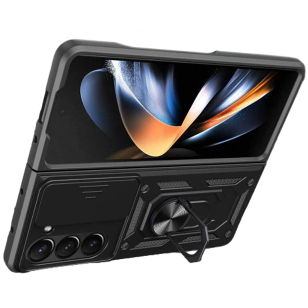 For Samsung Galaxy Z Fold Shockproof  Phone Case with Ring Base