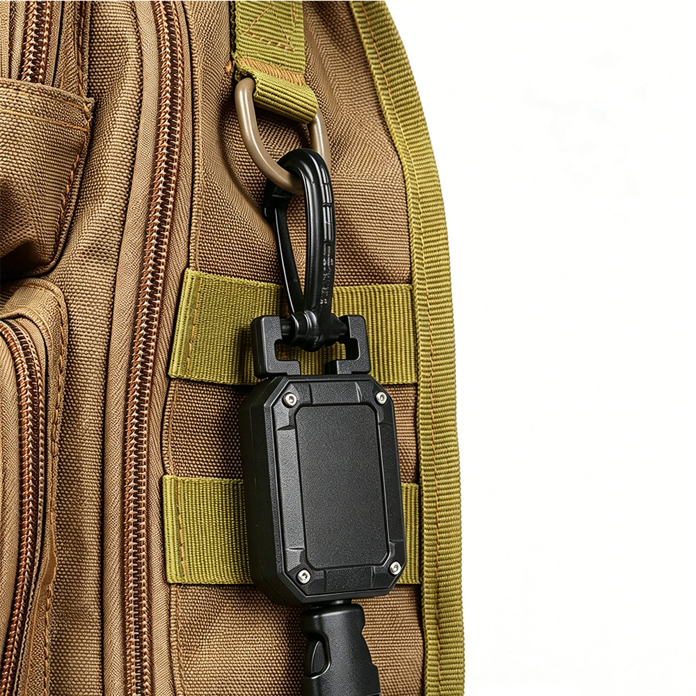 Retractable Key Holder Heavy Duty Extends With Belt Clip