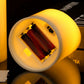 3 Piece Flameless Candles with Dancing Flame for Home Party