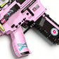 Cool Static Building Block Toy Gun No Shooting Building Blocks Gun Non-Firing Simulation Military Model DIY Assembly Toy