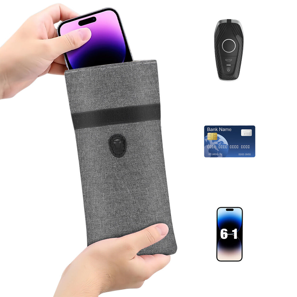 Faraday Phone Pouch RFID Signal Shielding Key Pouch Wallet Case
