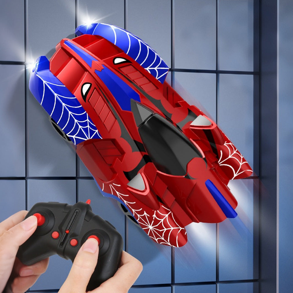 Wall Climbing Remote Control Car 360-degree Rotating RC Stunt Car with Headlight