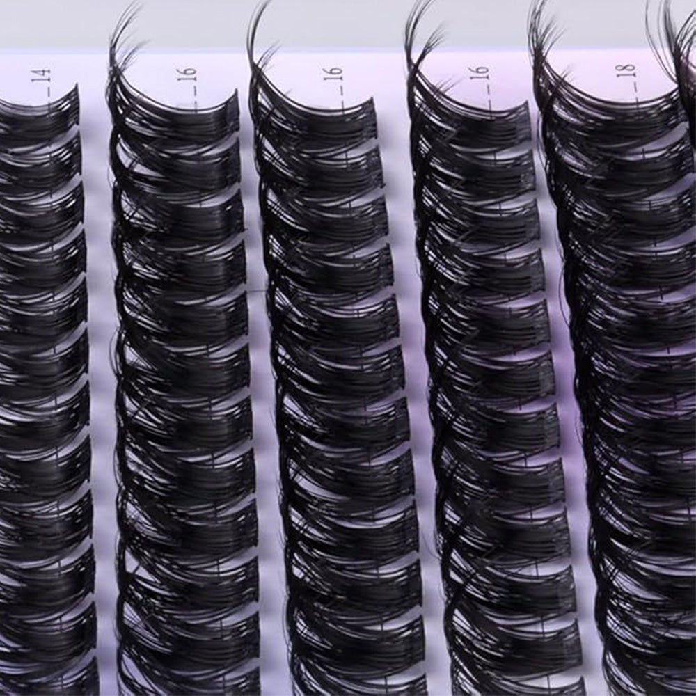 Lash Clusters Wispy Cluster Eyelash Extensions 10-18mm Individual Lashes DIY Cluster Lashes Extension