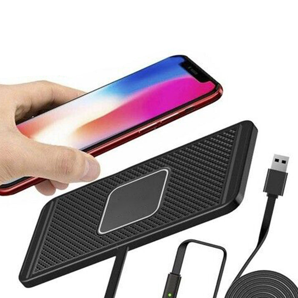 Wireless Car Charger Pad 15W Fast Charging for iPhone 16 Pro Max 15 14 13